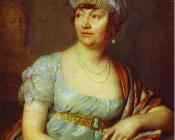 弗拉基米尔 波罗维科夫斯基 : Portrait of M-me de Stael